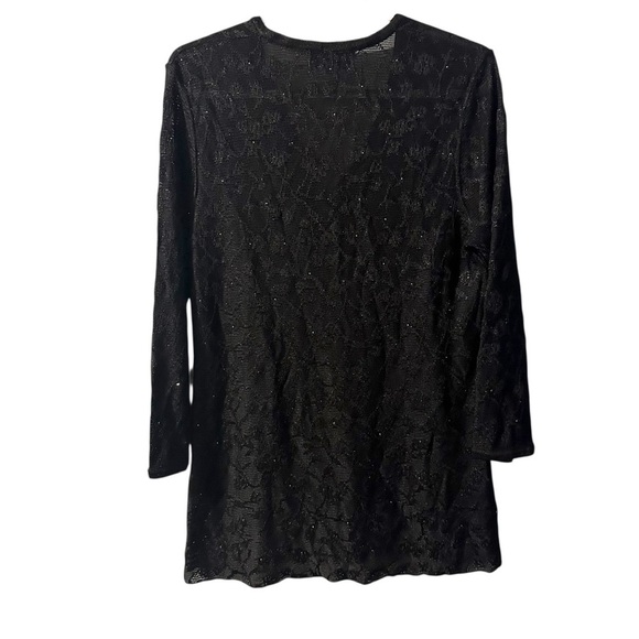 St. John Evening by Marie Gray Black Embellishment Top - Picture 2 of 7